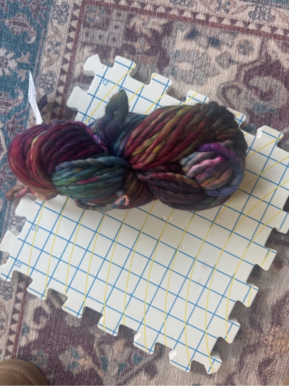 Rasta Hand-Dyed Chunky Yarn - Multicolor - Aniversario - Picture 2 of 3